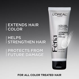 L'Oreal Paris Feria - Hair Color Strength Repair Ultra Care Conditioner, 4 fl oz