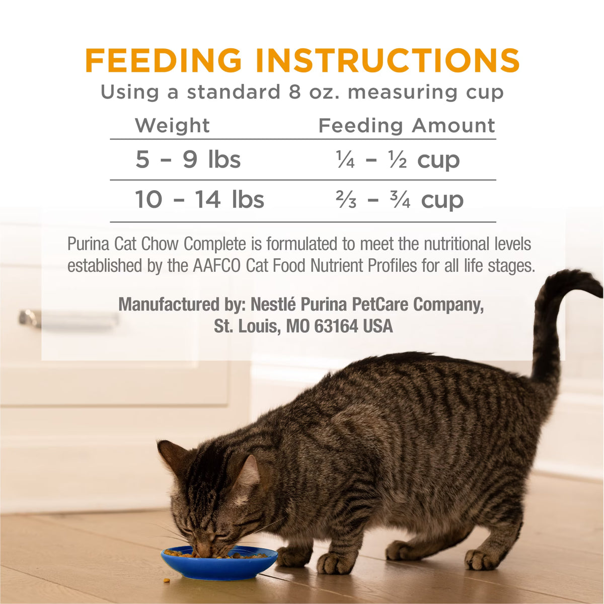 Purina Cat Chow Complete High Protein Dry Cat Food with Real Chicken, 20 lb Bag