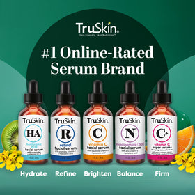 TruSkin Niacinamide Serum for Face with Zinc and Hyaluronic Acid, Clarifying and Brightening for Dull Skin, All Skin Types, 1 fl oz