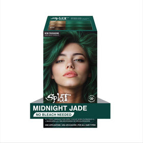Splat Midnight Jade Hair Dye Kit, Semi-Permanent Green Hair Color for Brunettes, Vegan