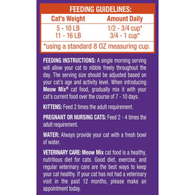Meow Mix Original Choice Dry Cat Food, 16 lb. Bag