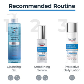 Eucerin Immersive Hydration Smoothing Face Serum with Hyaluronic Acid, 1 fl oz