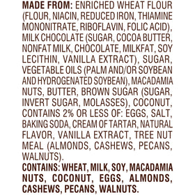 Pepperidge Farm Sausalito Crispy Milk Chocolate Macadamia Nut Cookies, 7.2 oz Bag (8 Cookies)