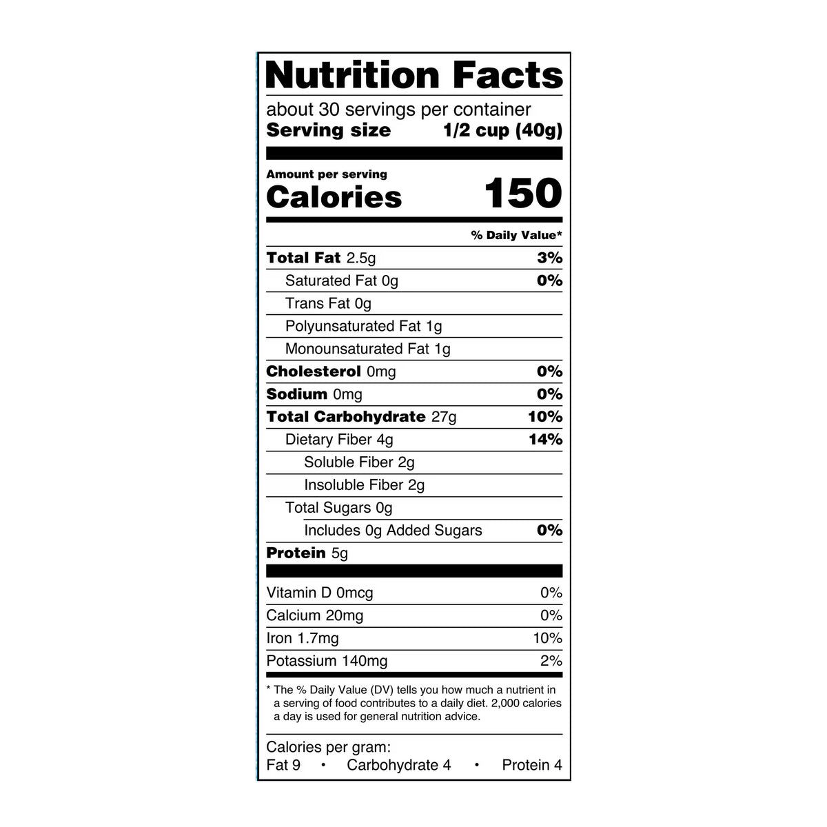 Great Value 100% Whole Grain Quick Oats, 42 oz