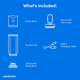 nutribullet Flex portable blender NBPB10200, Gunmetal, 20oz