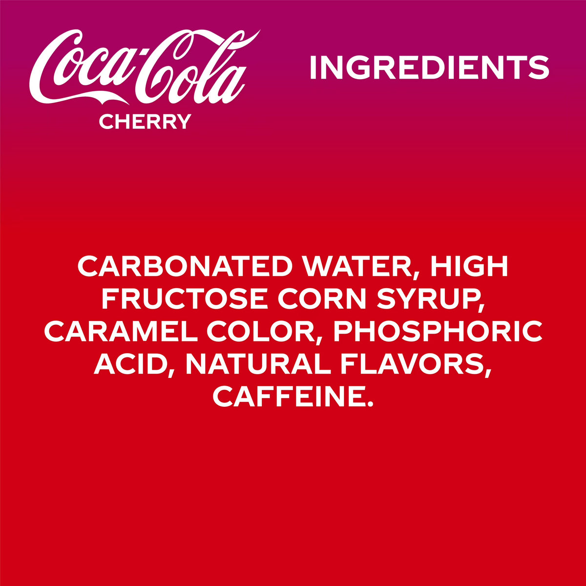 Coca-Cola Cherry Soda Pop Mini Cans, 7.5 fl oz, 6 Pack