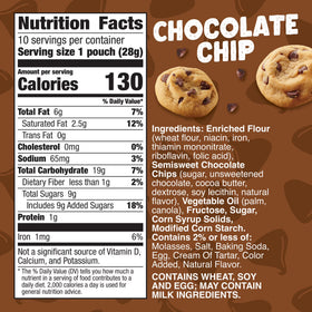 Pillsbury Chocolate Chip Mini Soft Baked Cookies (10 Pouches)