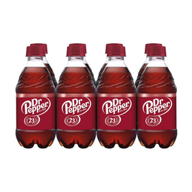 Dr Pepper Soda Pop, 12 fl oz, 8 Pack Bottles