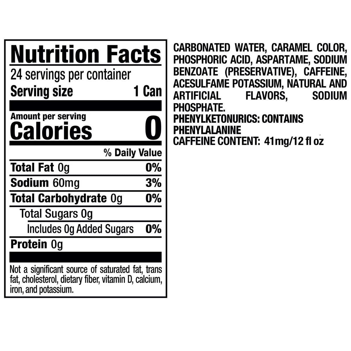 Dr Pepper Zero Sugar Soda Pop, 12 fl oz, 24 Pack Cans