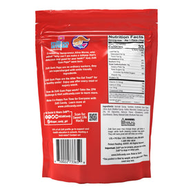 ZOLLIPOPS GUM Pops 5.6oz - Sugar Free, Allergen Free, Keto & Diabetic Friendly Strawberry Lollipops with Gum in a Convenient Resealable Pouch