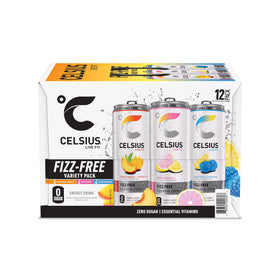 CELSIUS Fizz Free Variety Pack, Functional Energy Drink 12 fl oz (Pack of 12)