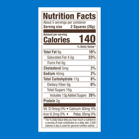 GHIRARDELLI Milk Chocolate Candy SQUARES Assortment, 4.8 oz Bag