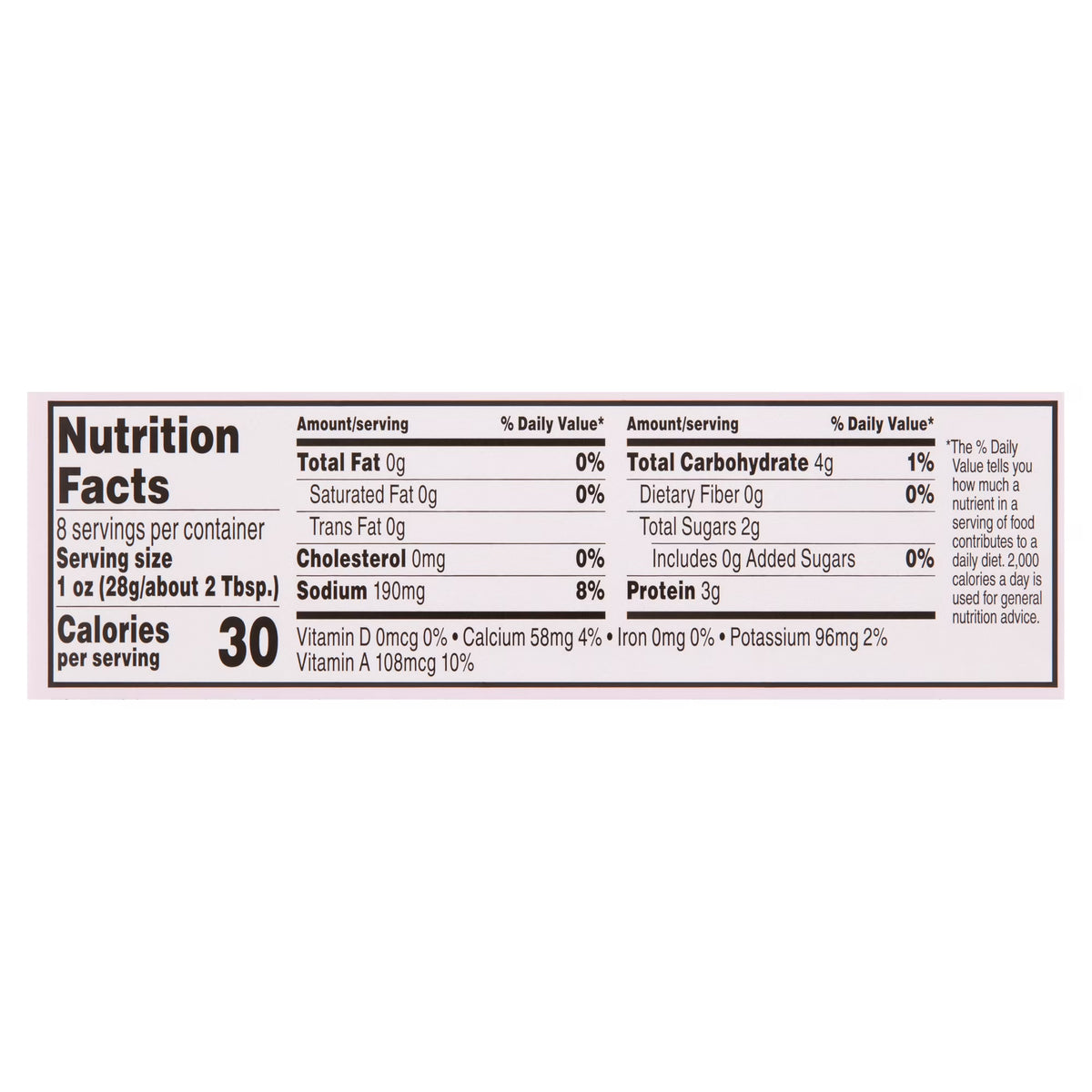 Great Value Fat-Free Cream Cheese Brick, 8 oz Block