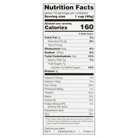 Great Value Almond Crunchy Honey Oats Cereal, 18 oz