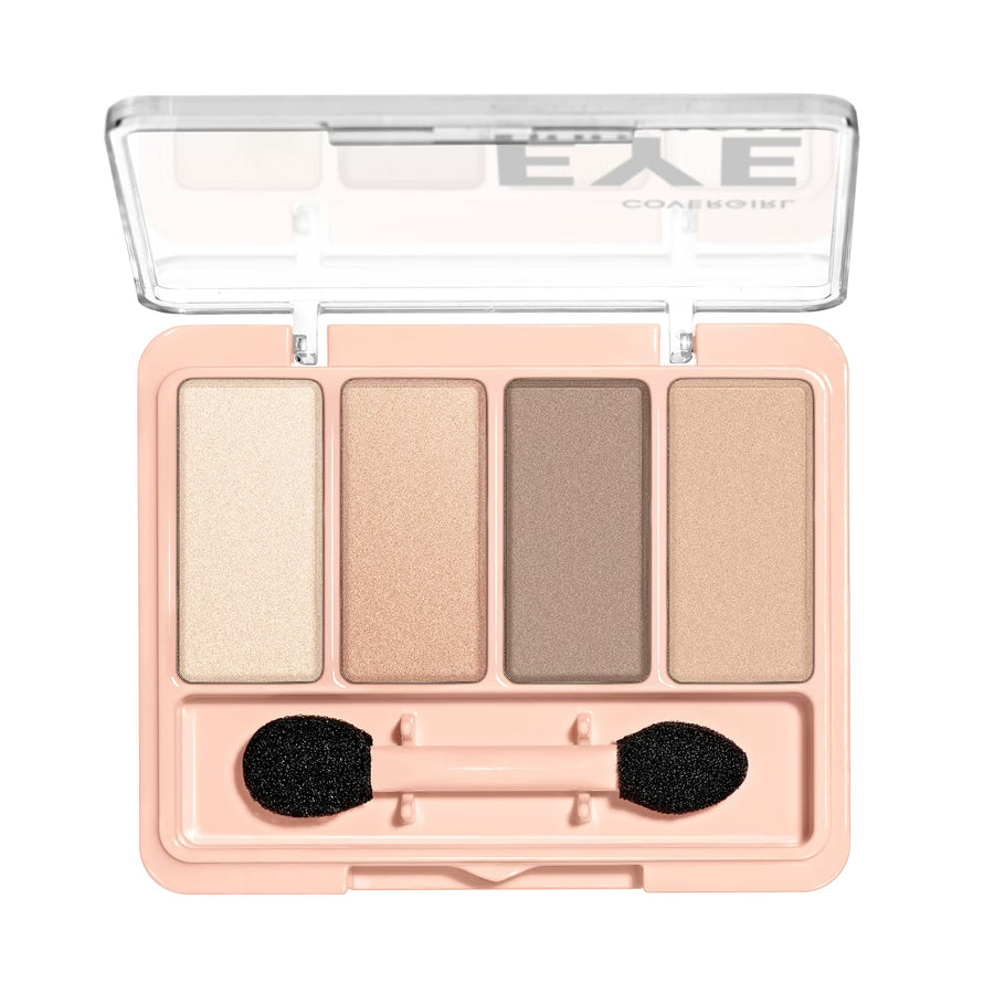 COVERGIRL Eye Enhancers 4-Kit Eyeshadow, 280 Natural Nudes, 0.19 oz