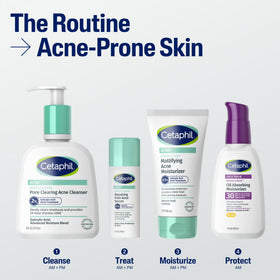 Cetaphil Gentle Clear Pore Clearing Acne Cleanser for Sensitive, Acne-Prone Skin, 8 fl oz
