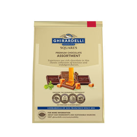 GHIRARDELLI Premium Chocolate Assortment SQUARES, 12.5 oz Bag