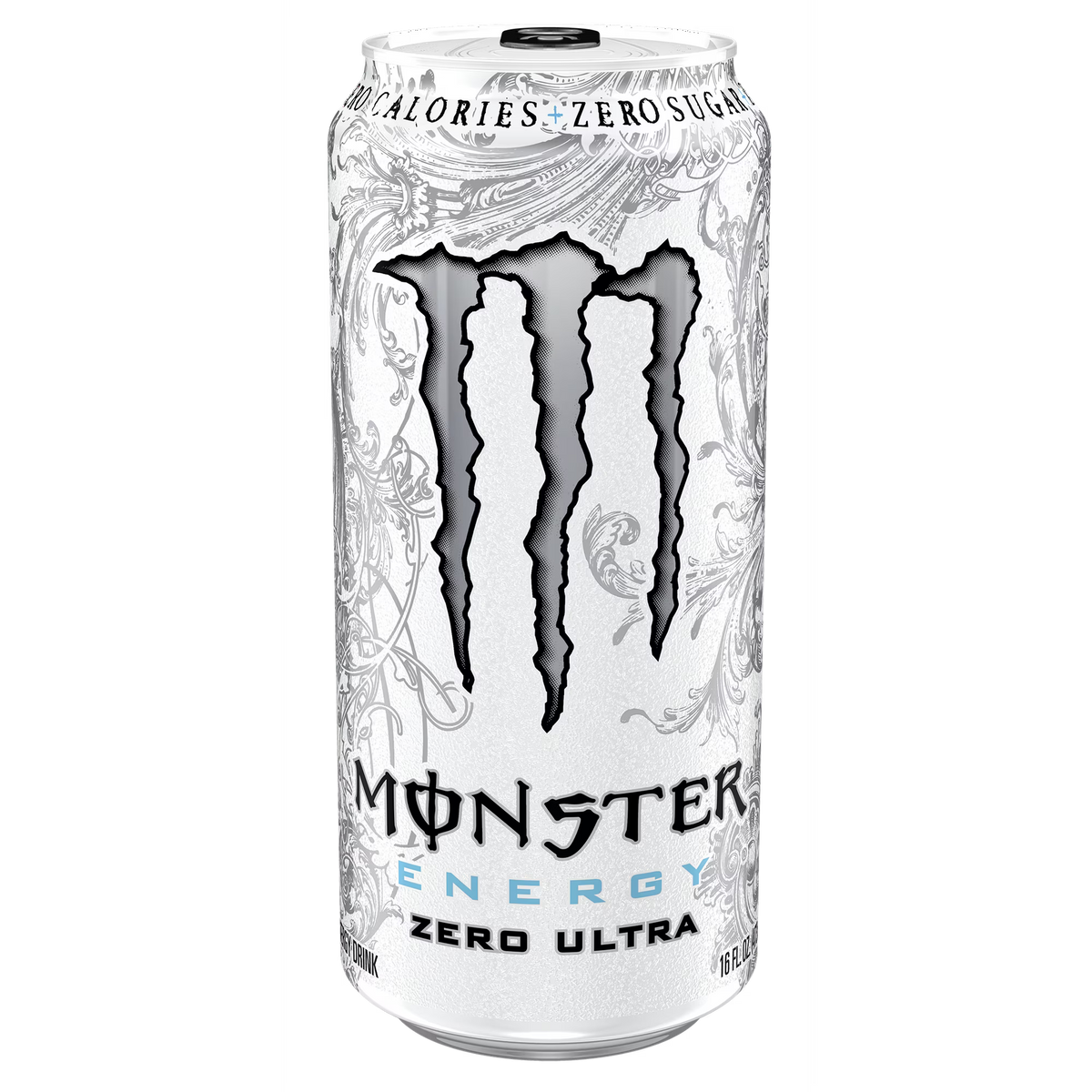 Monster Energy, Zero Ultra, Sugar Free Energy Drink, 4 Pack - 16 Fl Oz