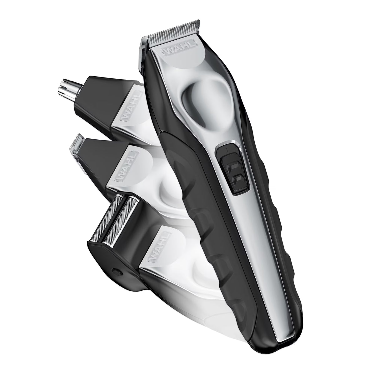 Wahl Lithium Ion All-in-One Beard Trimmer for Men - Black/ Silver Model 9888-600