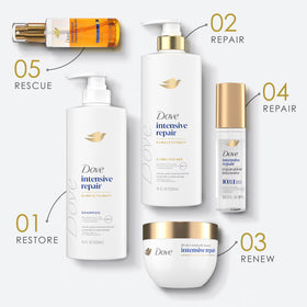 Dove Conditioner for Damaged Hair Intensive Repair with Bio-Protein Care Technology and Amino Serum, 28 Fl Oz