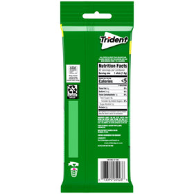 Trident Sugar Free Gum, Spearmint, 3 packs of 14 Pieces (42 Total Pieces)