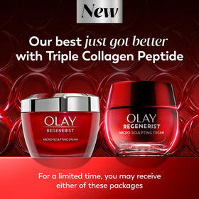 OLAY REGENERIST Anti-Aging Face Cream, Hydrating, Anti-Wrinkle, Firming Moisturizer, Skin Care with Triple Collagen Peptide & Niacinamide