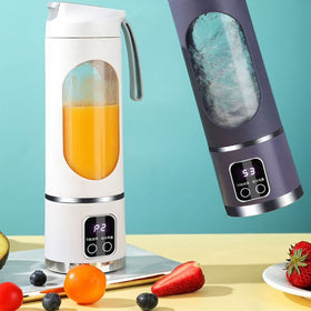 LUXRISEON Juicing Machine Digital Display Juicer Cup Powerful Motor Large Capacity Blender