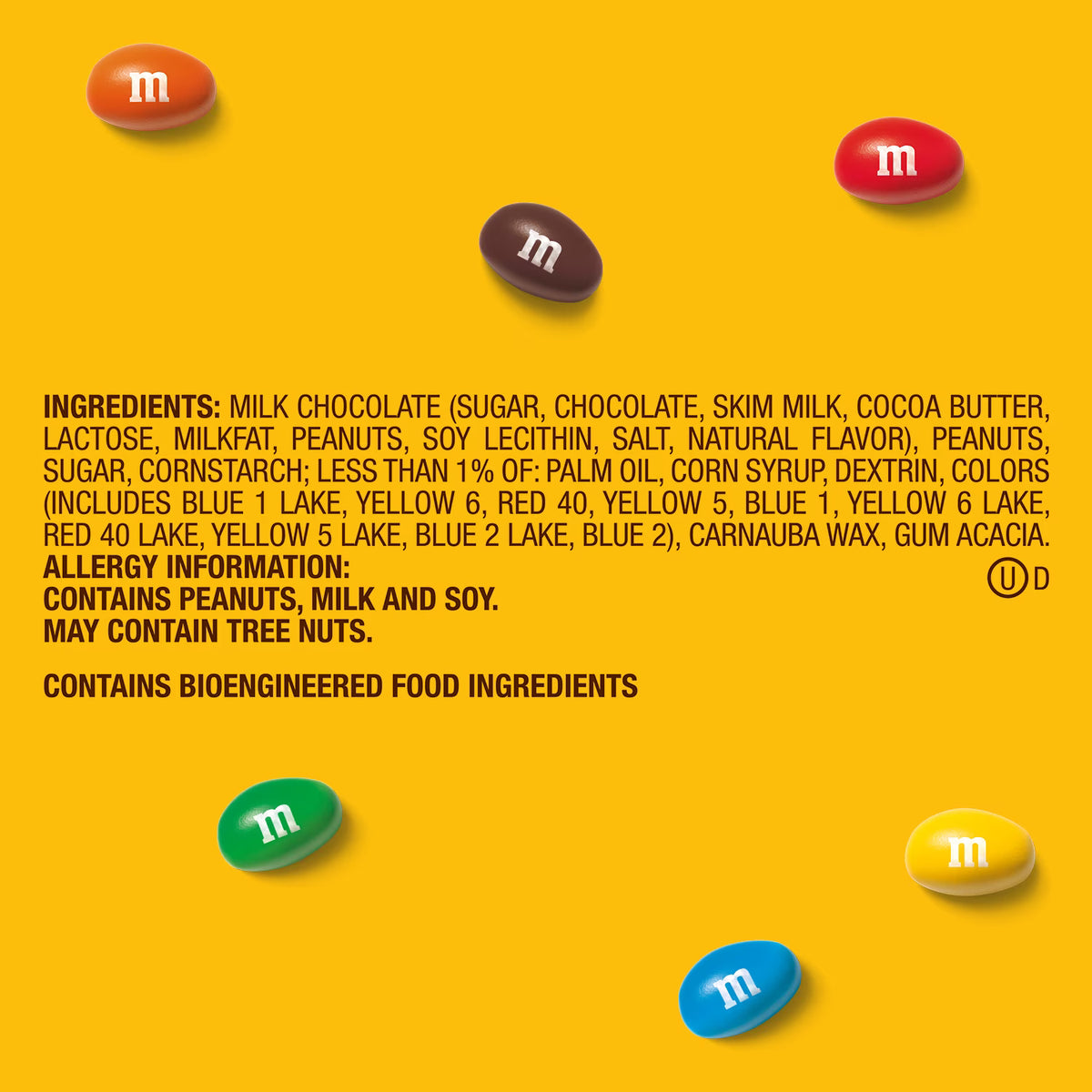 M&M'S Peanut Chocolate Movie Night Candy, Party Size Bag, 38 oz