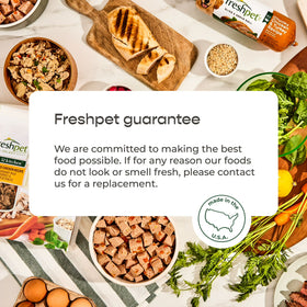 Freshpet Fresh Dog Food, Grain Free Chicken Recipe, Freshly Roasted Meals, 1.75 lb.