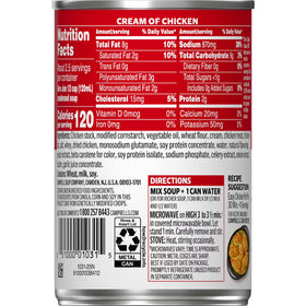 Campbell's Condensed Cream of Chicken Soup, 10.5 oz Can