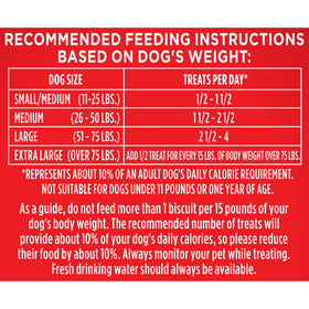 Milk Bone GravyBones Dog Biscuits, Gravy Coated Small Dog Treats, 19 oz Box