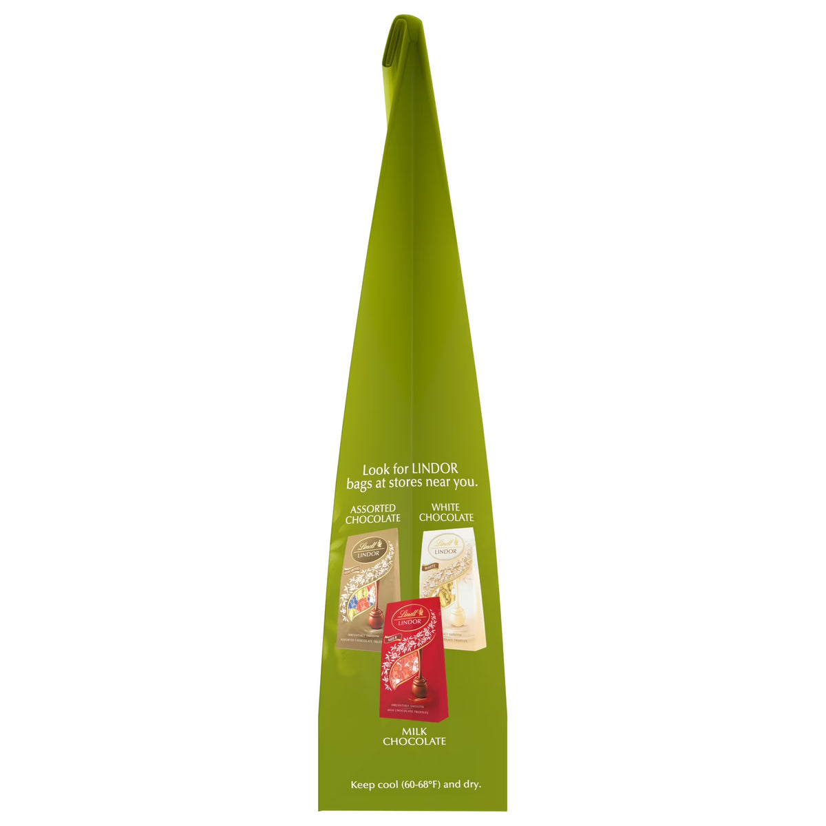 Lindt LINDOR Pistachio Milk Chocolate Candy Truffles, 5.1 oz. Bag