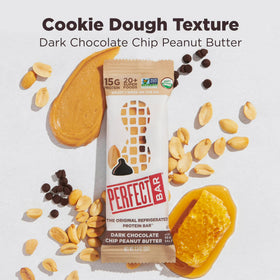 Perfect Bar Gluten-Free Dark Chocolate Chip Peanut Butter Protein Bar, 4 count, 2.3 oz