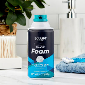 Equate Men's Sensitive Skin Shave Foam, 10 oz