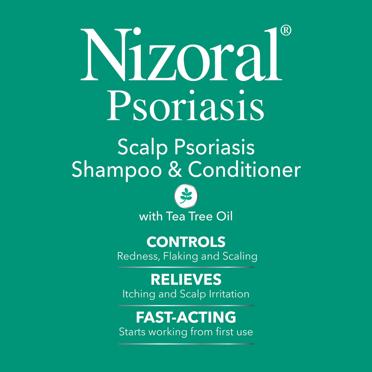 Nizoral Scalp Psoriasis Shampoo & Conditioner, All Hair Types, 11 oz