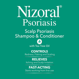 Nizoral Scalp Psoriasis Shampoo & Conditioner, All Hair Types, 11 oz