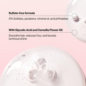 Suave Hydra Gloss Sulfate Free Shampoo with Glycolic Acid & Camellia Flower Oil, 18 fl oz