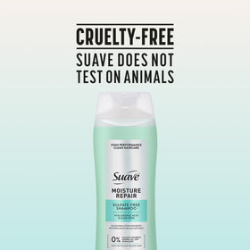 Suave Moisture Repair Sulfate-Free Shampoo with Hyaluronic Acid & Aloe Vera, 18 fl oz