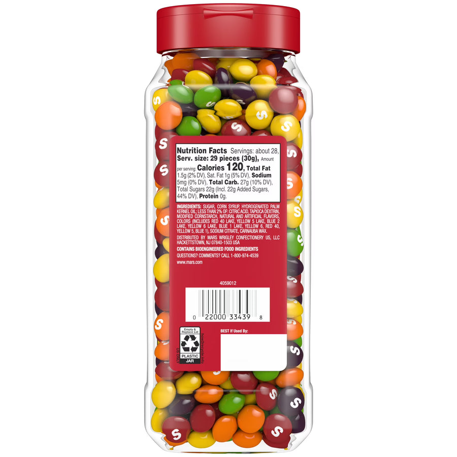 Skittles Original Chewy Candy Candy - 30 oz Bulk Jar