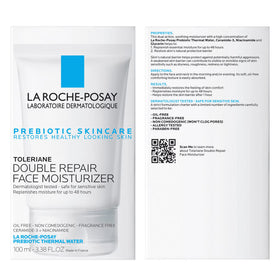 La Roche-Posay Toleriane Double Repair Face Moisturizer for Sensitive Skin, 3.38 fl oz