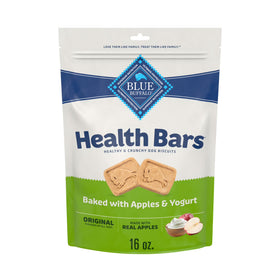 Blue Buffalo Health Bars Crunchy Dog Biscuits, Apples & Yogurt, 16-oz. Bag