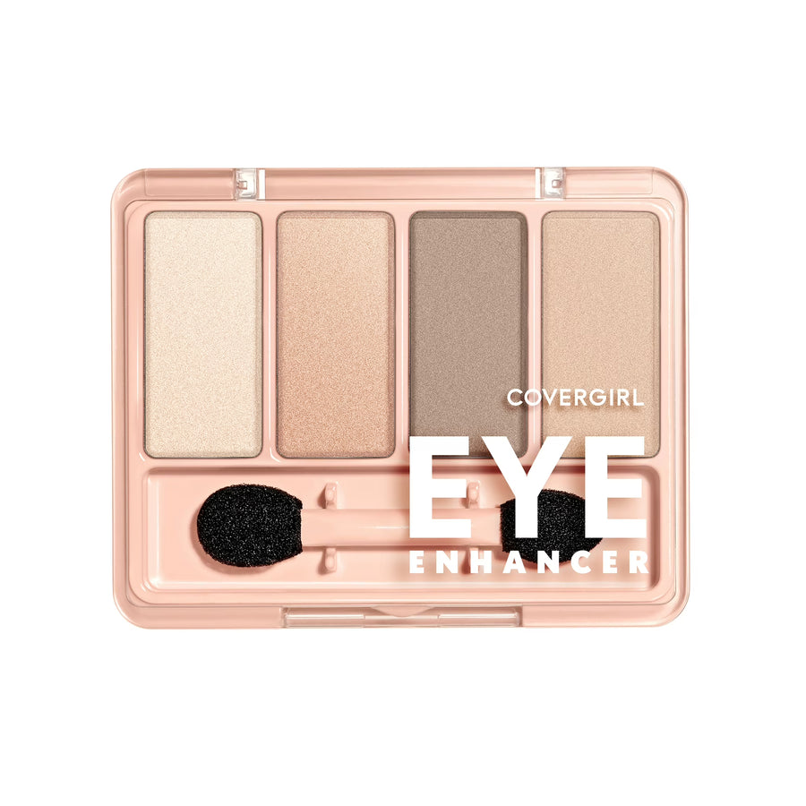 COVERGIRL Eye Enhancers 4-Kit Eyeshadow, 280 Natural Nudes, 0.19 oz