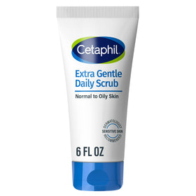 Cetaphil Extra Gentle Daily Face Scrub, Exfoliates & Cleanses, Sensitive Skin, 6 fl oz