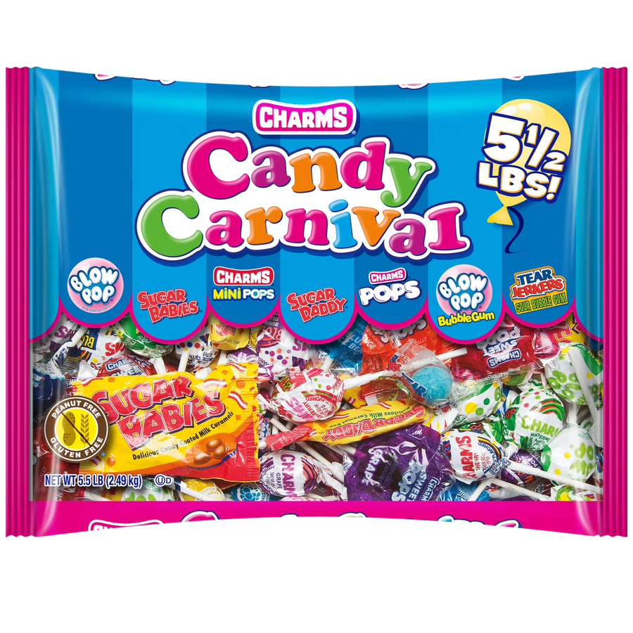 Charms Candy Carnival Assorted Candy, 5.5 Lb
