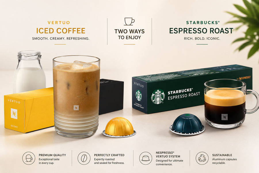 Vertuo  Coffee+  Active Almond & Vanilla