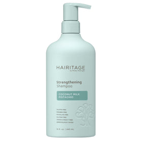 Hairitage Coconut Milk Pistachio Strengthening Shampoo for Dry Damaged Hair, 15 fl oz