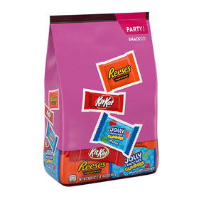 Jolly Rancher, Kit Kat and Reese's Assorted Flavored Snack Size Candy, Party Pack 30.03 oz