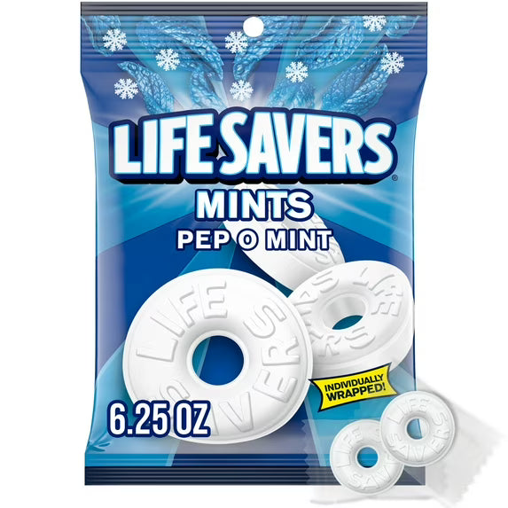 Life Savers Wint-O-Green Breath Mints Hard Candy, Sharing Size - 13 oz
