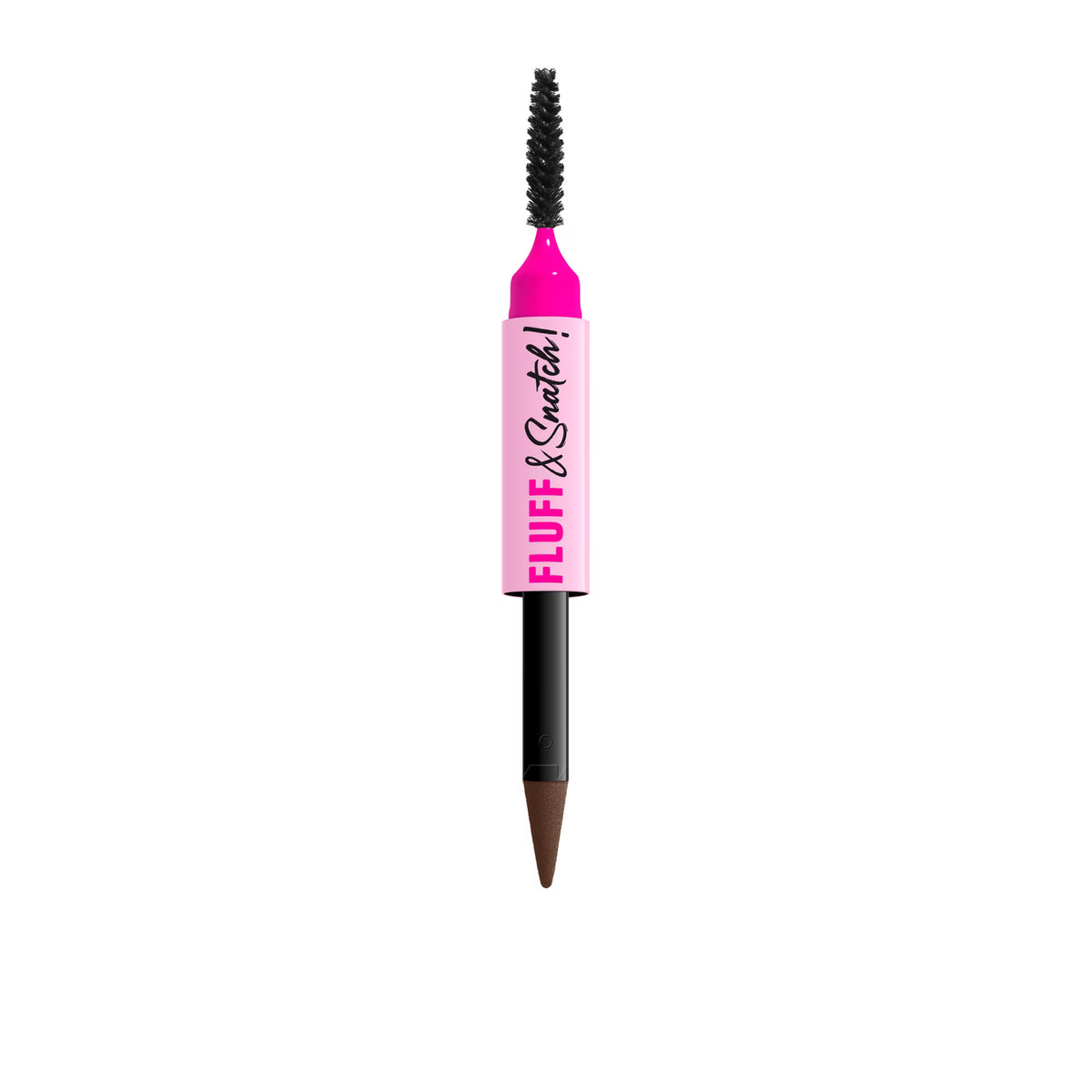 NYX Professional Makeup Fluff & Snatch Eyebrow Pencil, Eyebrow Powder Pen, Brunette, 0.04 oz