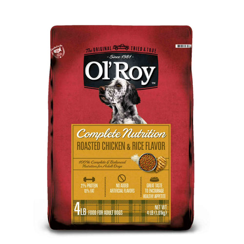 Ol' Roy Complete Nutrition Chicken Dry Dog Food, 4 lbs